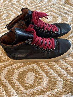 Frye men’s high top leather sneakers